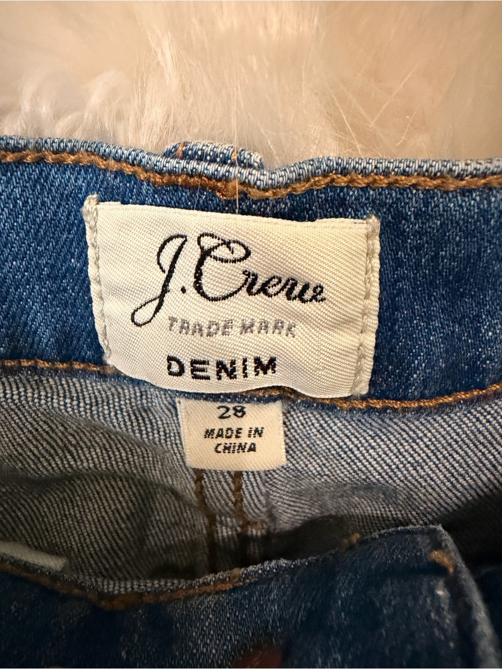 J. Crew Blue Denim Button-Front Skirt - Picture 3 of 4
